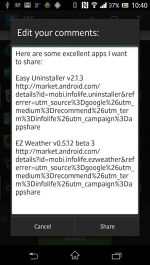 دانلود برنامه + App share برای اندروید