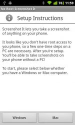 دانلود برنامه گرفتن اسکرین شات از صفحه نمایش اندروید No Root Screenshot It