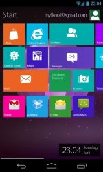 لانچر زیبای Windows 8 Metro Launcher Pro برای اندروید