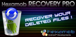 دانلود نرم افزار بازیابی فایل های پاک شده در آندروید Hexamob Recovery PRO