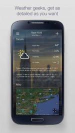 دانلود نرم افزار هواشناسی یاهو برای اندروید Yahoo Weather