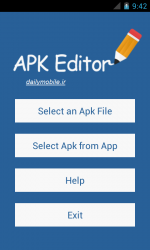دانلود نرم افزار ویرایش فایل های اپک در اندروید APK Editor Pro