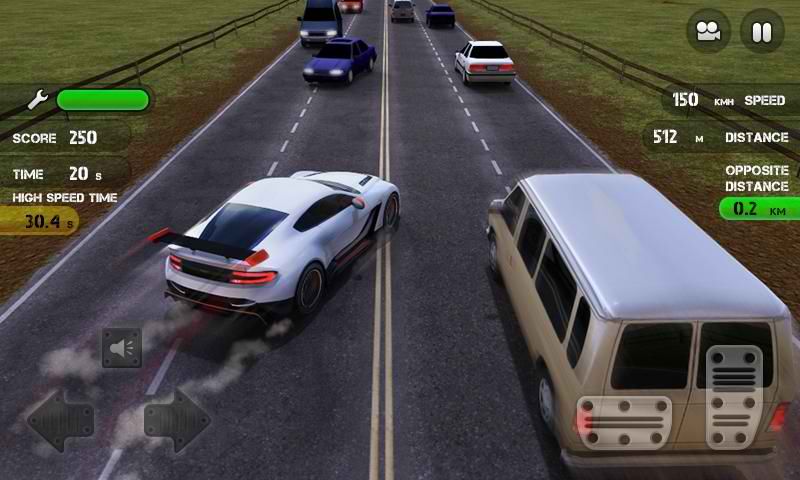 دانلود بازی زیبای رانندگی در ترافیک برای اندروید Race The Traffic