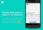 دانلود کیبورد زیبا و کاربردی Minuum Keyboard + Smart Emoji برای اندروید