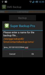دانلود نرم افزار سوپر بکاپ برای گوشی های اندروید Super Backup Pro: SMS&Contacts