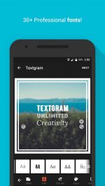 برنامه فوق العاده اضافه کردن متن به عکس ها برای اندروید Textgram – Write On Photos