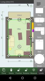 نرم افزار طراحی نقشه خانه برای اندروید Floor Plan Creator