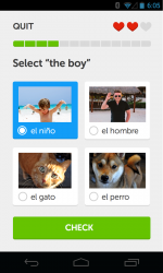 نرم افزار آموزش زبان های خارجی برای اندروید Duolingo: Learn Languages Free