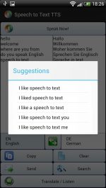 نرم افزار ترجمه و تبدیل گفتار به متن برای اندروید Speech to Text Translator TTS