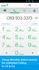 برنامه تماس رایگان و ساخت شماره مجازی textPlus: Free Text & Calls