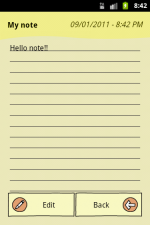 نرم افزار یادداشت برداری ساده برای اندروید QuickNote Notepad Notes