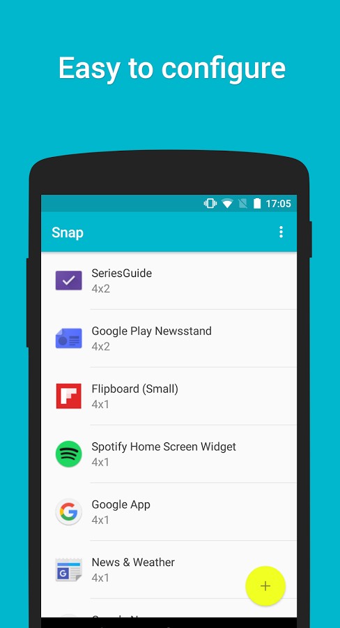 Snap Swipe Drawer android
