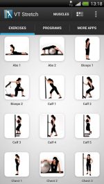 برنامه ورزشی آموزش حرکات کششی برای آندروید Virtual Trainer Stretch