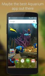 دانلود لایو والیپر سه بعدی ماهی برای اندروید Aquarium Live Wallpaper Pro