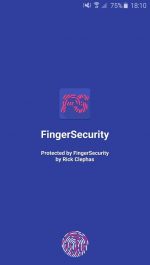 دانلود برنامه باز کردن قفل گوشی با اثر انگشت برای اندروید FingerSecurity