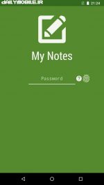 دانلود برنامه یادداشت برداری کم حجم اندروید My Notes - Notepad