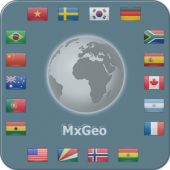 برنامه نقشه و اطلس جهان برای اندروید World atlas & map MxGeo Pro