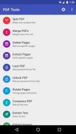 برنامه مدیریت فایل های پی دی اف در اندروید PDF Tools