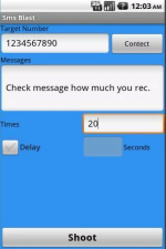 دانلود برنامه ارسال پیامک پشت سر هم برای اندروید SMS Blast