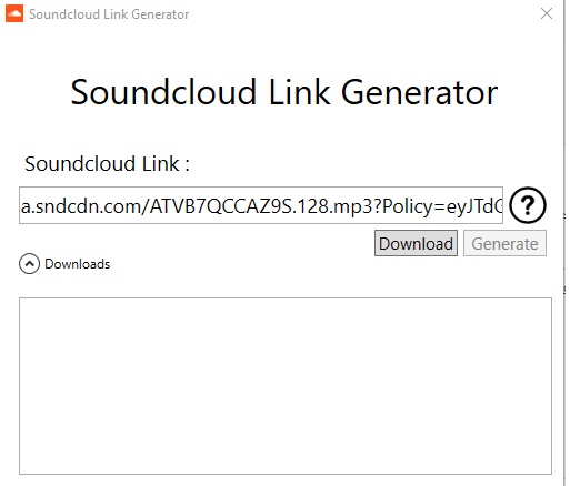 دانلود از ساوند کلاد با لینک مستقیم Soundcloud Link Generator