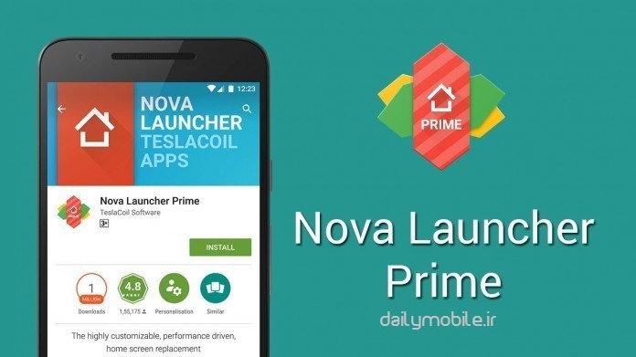 دانلود لانچر محبوب نوا برای اندروید Nova Launcher Prime