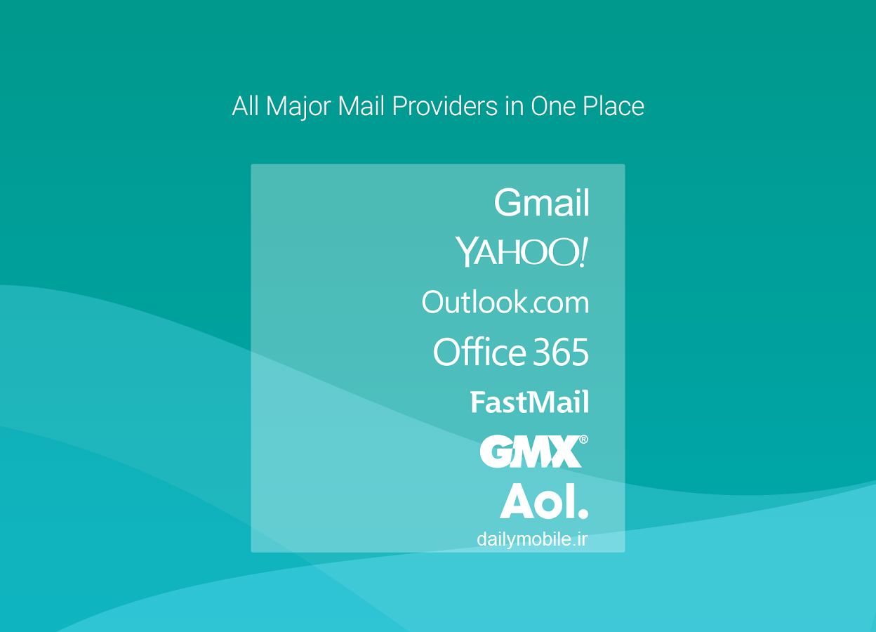 دانلود نرم افزار مدیریت ایمیل آکوا برای اندروید Aqua Mail Pro