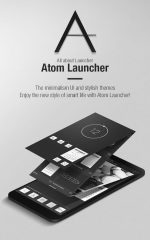 دانلود لانچر فوق العاده زیبابی اتم برای اندروید Atom Launcher