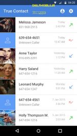 دانلود برنامه نمایش اطلاعات تماس گیرنده و بلاک لیست اندروید True Contact - Real Caller ID