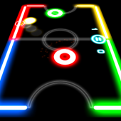 دانلود بازی اندروید درخشش هاکی Glow Hockey