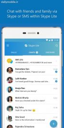 دانلود نسخه کم حجم برنامه اسکایپ اندروید Skype Lite - Free Video Call & Chat