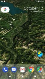 برنامه تصویر پس زمینه اندروید Skyline - Live Wallpaper With Global 3D Terrain