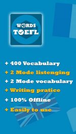 دانلود برنامه اندروید یادگیری لغات آزمون تافل TOEFL Essential Words