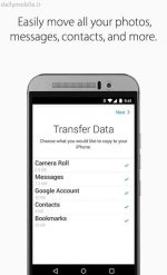 دانلود برنامه انتقال فایل ها از اندروید به آیفون Move to iOS android