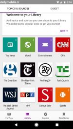 دانلود برنامه اخبار گوگل برای اندروید Google Play Newsstand