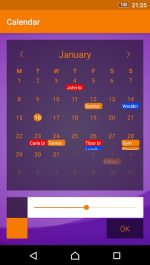 دانلود برنامه تقویم ساده و زیبا برای اندروید Simple Calendar
