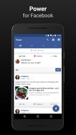 دانلود برنامه فیسبوک با طراحی زیبا برای اندروید Power for Facebook