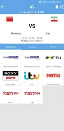 دانلود برنامه پخش زنده شبکه های ورزشی و جام جهانی 2018 اندروید Show Sport