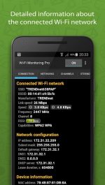 دانلود برنامه اندروید WiFi Monitor Pro analyzer of Wi-Fi networks مدیریت و نظارت بر وایفای