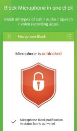 دانلود برنامه اندروید Mic Block – Call speech privacy pro مسدود کردن میکروفون