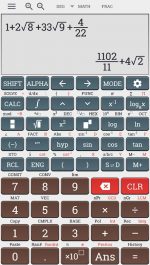 دانلود ماشین حساب علمی اندروید Algebra scientific calculator fx 991ms plus 100ms
