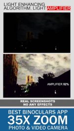 دوربین با زوم بالا برای اندروید Binoculars 35x zoom Night Mode (Photo and Video) pro