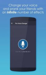 دانلود بهترین برنامه تغییر صدا برای اندروید Pro Voice Changer