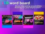 دانلود برنامه اندروید تبدیل گوشی به تابلو تبلیغاتی روان LED Word Board