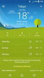 دانلود Xperia Weather MOD نسخه مود شده برنامه هواشناسی سونی برای اندروید