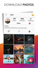 دانلود برنامه اینستاگرام دانلودر جدید اندروید SwiftSave – Downloader for Instagram