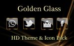 دانلود پک آیکون طلایی برای اندروید Golden Glass Nova Icon Pack Paid