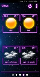 دانلود برنامه دقیق و حرفه ای هواشناسی اندروید Weather Neon Pro