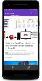 دانلود آنتی ویروس قوی و رایگان فایل ها به صورت آنلاین VirusTotal Android app
