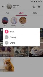 برنامه دانلود پست و استوری اینستاگرام Story Saver for Instagram - Story Downloader