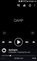 دانلود موزیک پلیر پرو و جدید Pro Mp3 player - Qamp برای اندروید